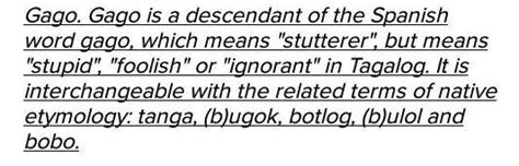 spoiled in tagalog